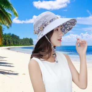 Sun Hats Sun Hats for Women Packable Sun Hat Wide Brim UV Protection Beach Sun Cap - Grey - C817YLHK3TQ $22.73