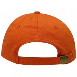 Baseball Caps Strawberry Cotton Baseball Dad Caps - Orange - CW12M3Y18L7 $24.51