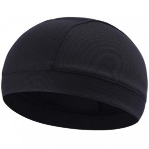 Skullies & Beanies Moisture Wicking Cooling Helmet Running - Black - C618GZI4D0K $17.89