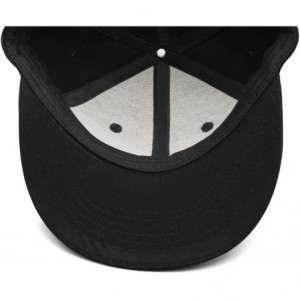 Baseball Caps One Size Arby's-Logo- Printing Fitted Flat Brim Snapback Cap for Men - Black-2 - CI18QE24LCN $31.64
