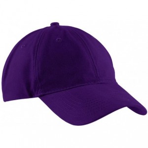Baseball Caps Brushed Twill Low Profile Cap in - Purple - CE11VQ4RGHV $19.55