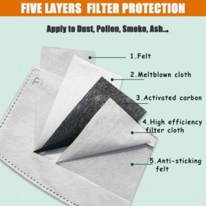 Balaclavas Bandanas Balaclava Neck Gaiter with Carbon Filter- UV Protection Face Cover for Hot Summer - Triangle Spray - C519...