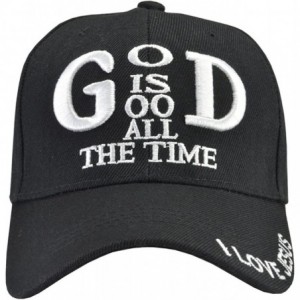 Baseball Caps God Is Good All The Time Black Hat-one size fit all- God is Good - Black - CT11KBYUQGZ $19.93