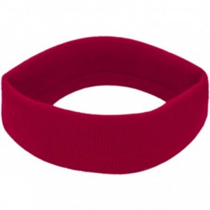 Skullies & Beanies USA Made Stretch Headband - Red - CI1885ZQQOA $55.02