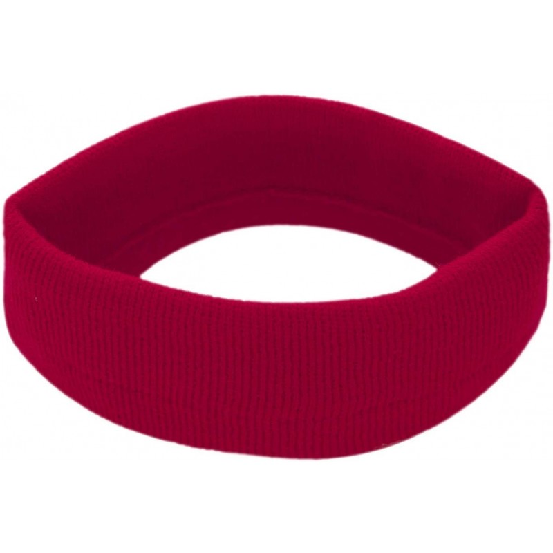 Skullies & Beanies USA Made Stretch Headband - Red - CI1885ZQQOA $48.98