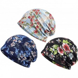 Skullies & Beanies Women Chemo Hat Elegant Floral Lace Turban Chemo Cancer Beanie Cap Sleepping Hat - 15c - CM1855QMH9U $98.91