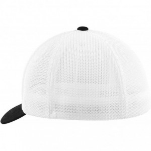 Baseball Caps Flexfit Mesh Back Cap. C812 - Black/White - CN11D26533Z $20.96