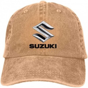 Skullies & Beanies Customized Suzuki Motorcycles Logo Fashion Baseball Caps for Man Black - Natural - CK18SQQZ0WX $21.45