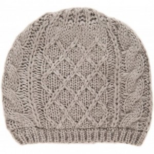 Skullies & Beanies Mens Super-Soft Cable Knit Avalanche Winter Hat - Grey - CT121PNSQWV $32.22
