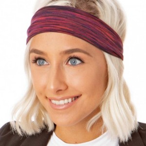 Headbands Adjustable & Stretchy Xflex Band Wide Sports Headbands for Women Girls & Teens - CE12O173V84 $27.75