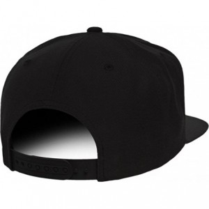 Baseball Caps Flexfit Queen Embroidered Flat Bill Snapback Cap - Black - C512IZKPR65 $35.18