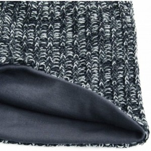 Skullies & Beanies Unisex Adult Winter Warm Slouch Beanie Long Baggy Skull Cap Stretchy Knit Hat Oversized - Grey - C71291B7I...