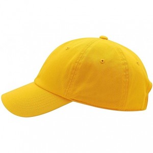 Baseball Caps Baseball Cap for Men Women - 100% Cotton Classic Dad Hat - Gold - CW18EE4OKCA $18.15