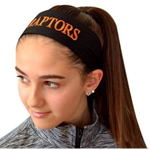 Headbands Volleyball TIE Back Moisture Wicking Headband Personalized with The Embroidered Name of Your Choice - CX18T96QZ6Q $...