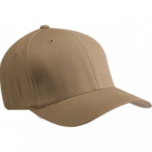 Baseball Caps Premium Original 5001 Cotton Hat - Khaki - CZ11GXXAOKF $20.70
