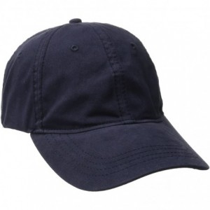 Baseball Caps Women's Washed Ball Cap with Adjustable Leather Back - Navy - C411XXJI40Z $40.19