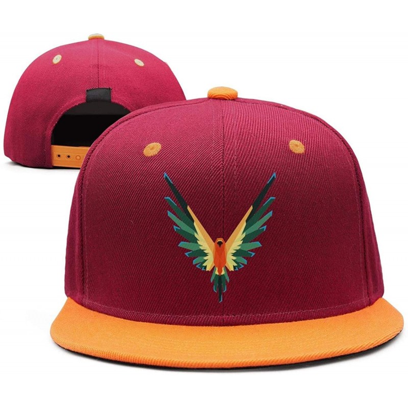 Baseball Caps Maverick Bird Logo Black Cap Hat One Size Snapback - 0logan Sun Conure-32 - C118LTE3N8A $32.75