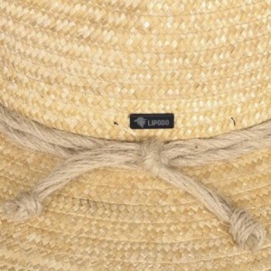 Cowboy Hats Tyrolean Straw Hat Women/Men - Made in Italy - Nature - CF18O9AXYLY $64.49