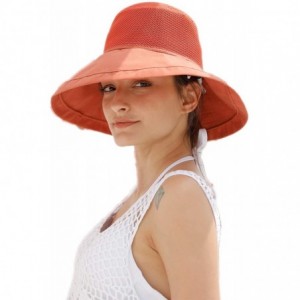Sun Hats Women's Outdoor UV Protection Foldable Sun Hat Wide Brim Summer Beach Fishing Hiking Hat Packable Visor - Color 2 - ...