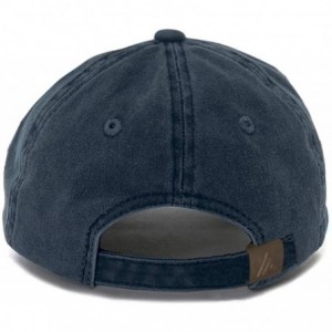 Baseball Caps Baseball Embroidered Unstructured Adjustable Multiple - Pigment Navy - CW18NN3UH3W $32.61