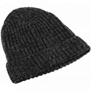 Skullies & Beanies Women Beanie Hats-Winter Warm Cable Skully Ski Knit Hat for Teen Girls - 01-black - C212O74NU4S $18.38