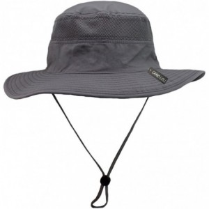 Sun Hats Outdoor UPF 50+ Boonie Hat Summer Sun Caps - Gray - CB11X3XTR9N $38.89