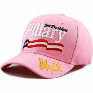 Baseball Caps Unisex 2020 President Campaign Hillary for President Hat - Pink - CS12MITBA6T $19.73