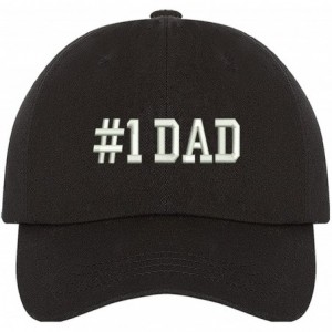 Baseball Caps 1 Dad Baseball Hat - Black (1 Dad Baseball Hat) - CP18EY8XMLE $30.43