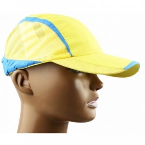 Baseball Caps Baseball Cap Hat-Running Golf Caps Sports Sun Hats Quick Dry Lightweight Ultra Thin - 01-yellow - CE12LON1SH7 $...
