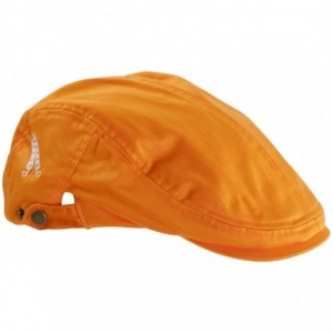 Baseball Caps One Colour Bright Funky Solid Colourful Unisex Golf Hats - Orange - CC18DH0M74O $42.71