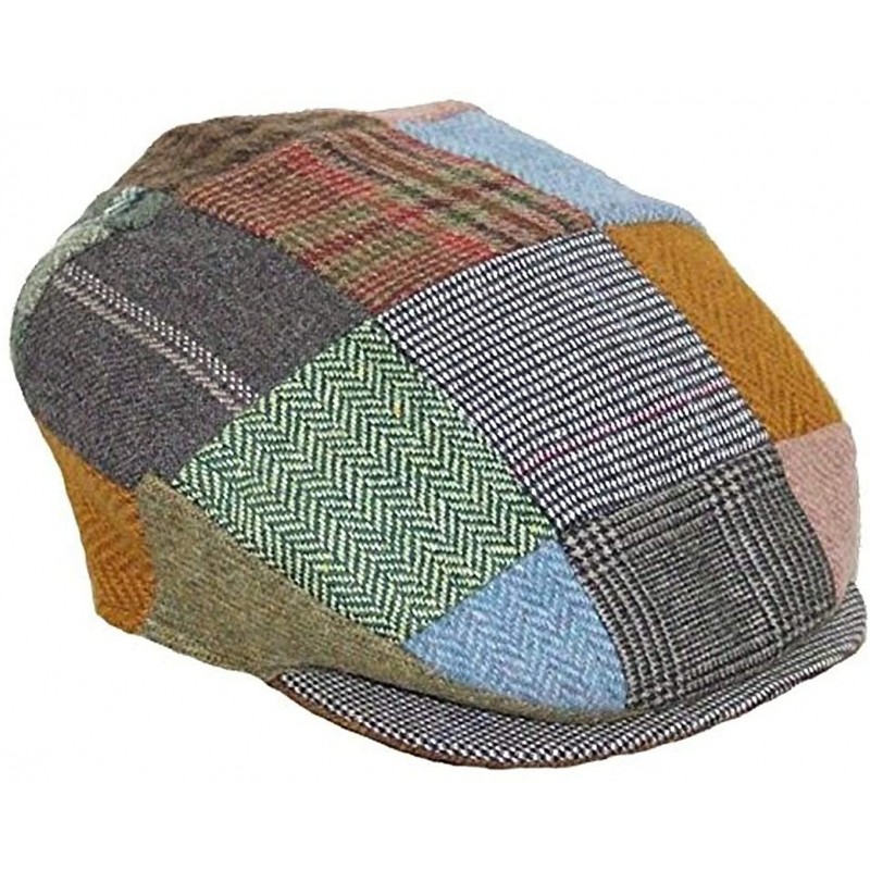 Newsboy Caps Men's Donegal Tweed Vintage Cap - Multicolored - CI12O13J9RA $86.15