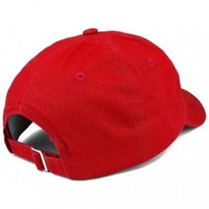 Baseball Caps Capsule Corp Low Profile Low Profile Embroidered Dad Hat - Vc300_red - C618QZHK4GS $29.72