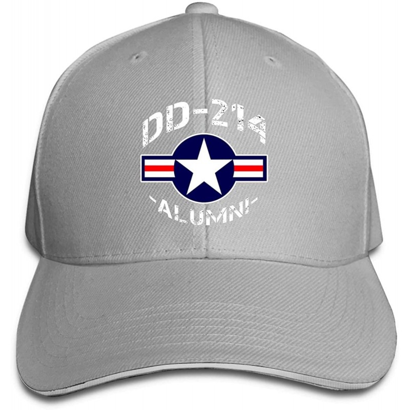 Baseball Caps Alumni Air Force Adjustable Sandwich Cap Baseball Cap Casquette Hat - Gray - C818MI5CRH5 $19.91