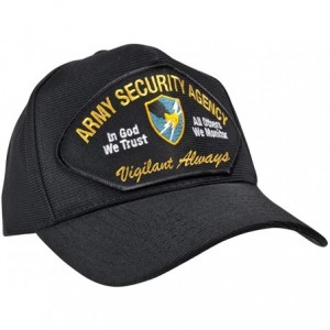 Baseball Caps ARMY SECURITY AGENCY HAT USA MADE - CC18QEY3KIT $41.95