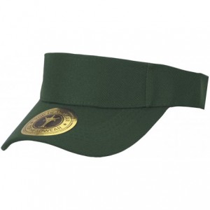 Sun Hats 4 Pack Youth Size Sun Visor - Kelly Green - CR18HCI9LYW $32.60