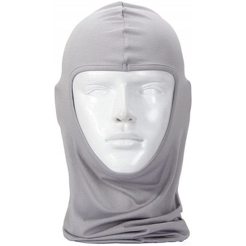 Balaclavas Balaclava Face Mask Windproof Ski Mask Face Cover for Cold Weather - Light Grey - CG11NCKCQ7H $17.61