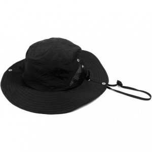 Sun Hats Men/Women's Breathable Summer/Gardening Hat with Mesh Sides - Black - CR11S1QEWOH $29.40