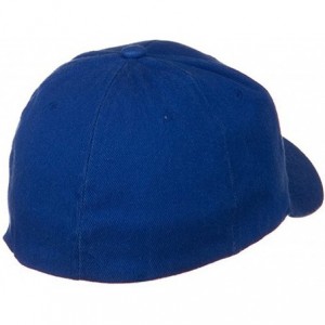 Baseball Caps Low Profile Washed Flex Cap - Royal - CD18GYA3C83 $38.20
