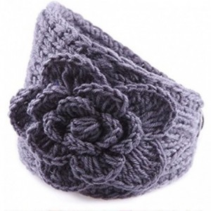 Cold Weather Headbands women's knit Winter headband ear warmer - Light Gray - CA11P6DJM93 $15.50