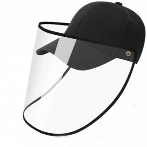 Baseball Caps Facial Baseball Cap Safety Full Protective Eye Protective Hat Detachable Adjustable Anti-Saliva Black - CD19837...