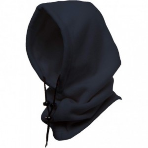 Balaclavas 4 in 1 Full Face Hood for Adults- Fleece Balaclava- Ski Mask Hoodie- Face Fleece Mask - Navy - CJ18ZCK20OX $18.57