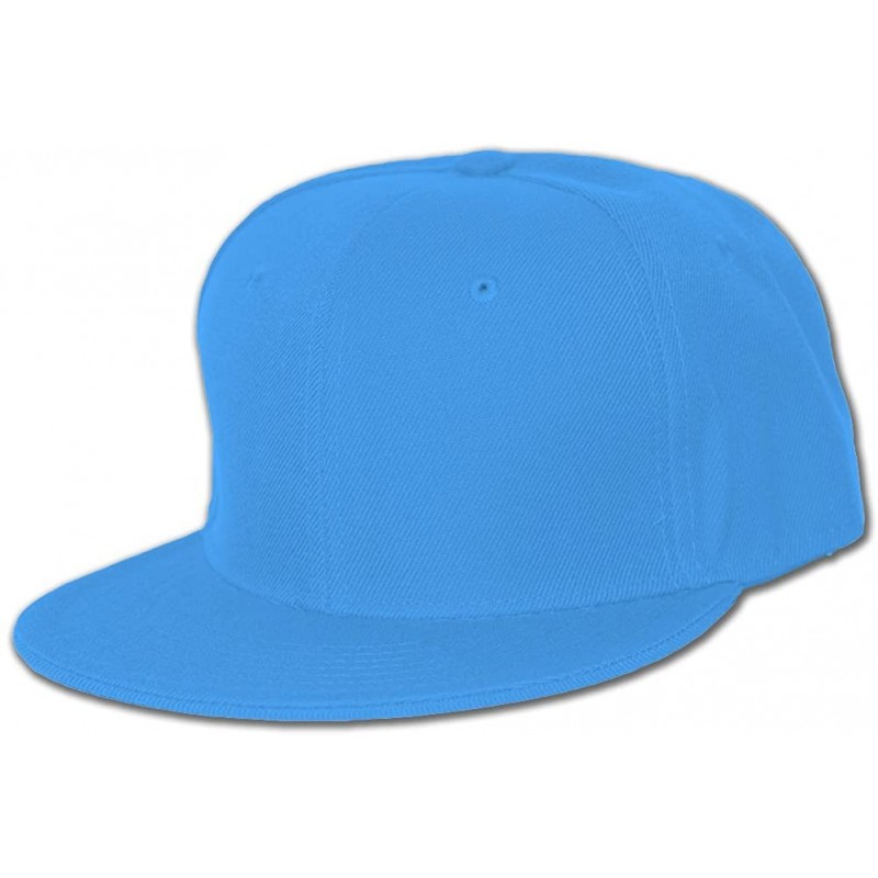 Baseball Caps Blank Baseball Hat - Sky Blue - CH12FYSWUTN $18.61