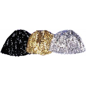 Sun Hats Cloche Hat Sequin Gold - Black - C5112CYYGR7 $44.00
