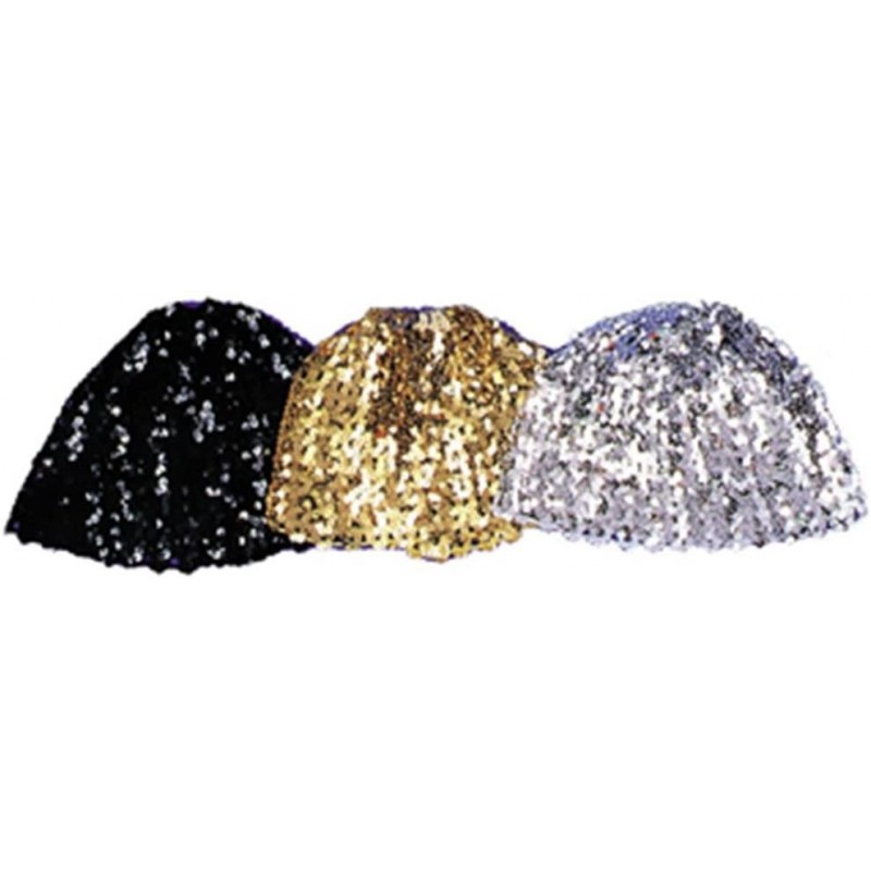 Sun Hats Cloche Hat Sequin Gold - Black - C5112CYYGR7 $44.00