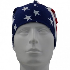 Skullies & Beanies Multi-Use Outdoor/Sports Printed Slouchy Beanie Hats OSFM 1 PC - Us Flag-1 - CR18WGRDD97 $18.18