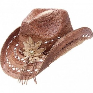 Cowboy Hats Women's Mallorie Cowboy Hat - Brown - C211D4DTFU3 $97.29