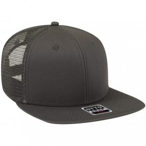 Baseball Caps SNAP Hawaiian Pattern Square Flat Visor 6 Panel Pro Style Snapback Hat - Char. Gray - CC12O0GZK15 $26.73