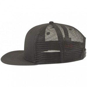 Baseball Caps SNAP Hawaiian Pattern Square Flat Visor 6 Panel Pro Style Snapback Hat - Char. Gray - CC12O0GZK15 $22.73