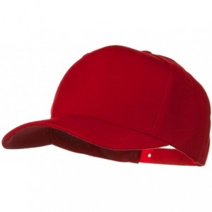 Baseball Caps Solid Wool Blend Prostyle Snapback Cap - Red - C611918FF3V $21.94