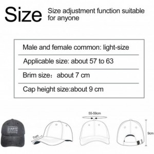 Baseball Caps Denim Cap Art Peace Signs Baseball Dad Cap Classic Adjustable Sports for Men Women Hat - C718YG0TTNK $21.80